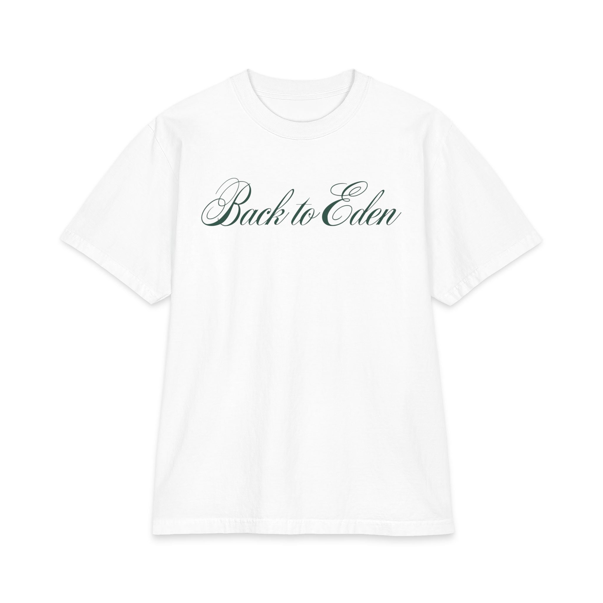 BACK TO EDEN - WHITE TEE