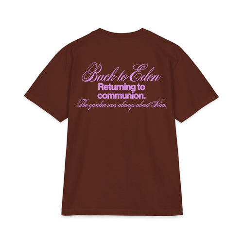 BACK TO EDEN - BROWN TEE
